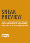 Poster for Sneak Preview Tuesday June 6th 2023